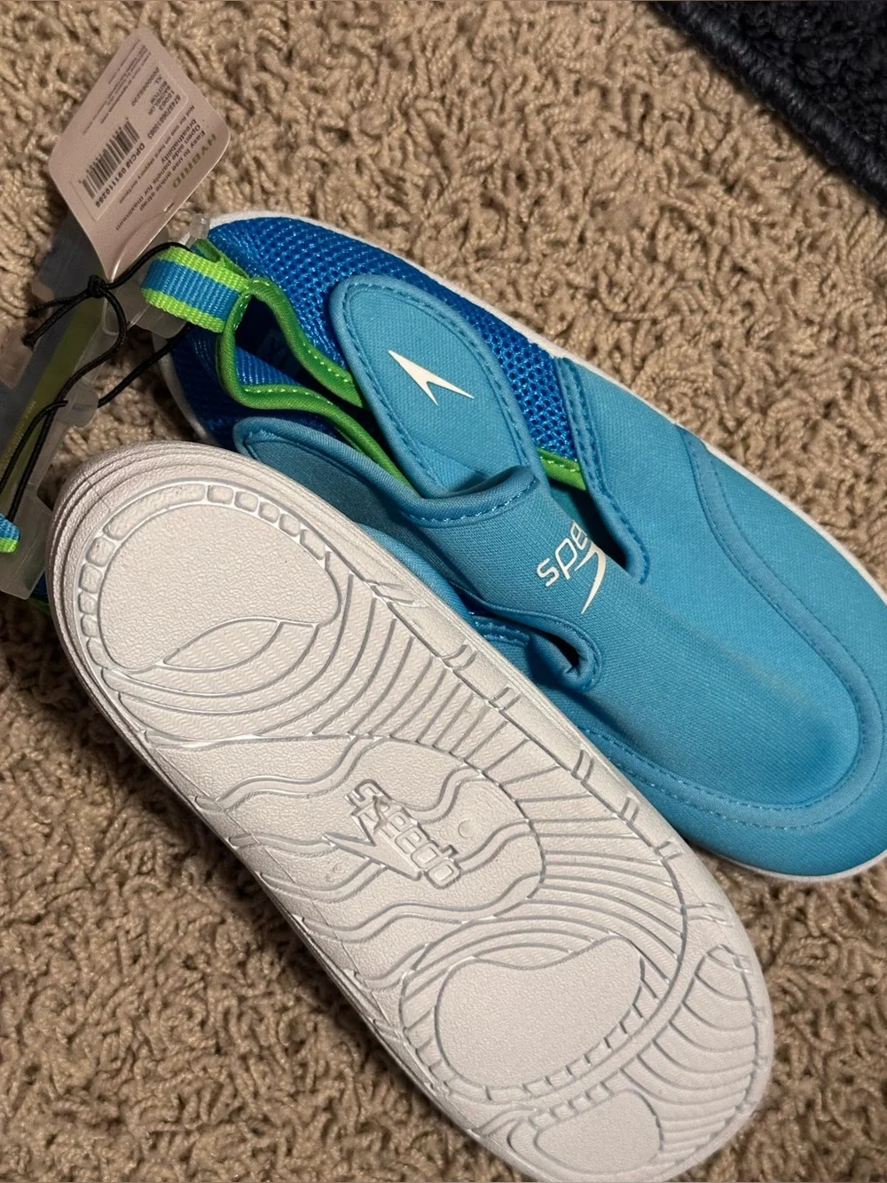 SPEEDO size toddler 11-12 XLARGE Hybrid Water Shoe Pool Mesh Velcro NEW!